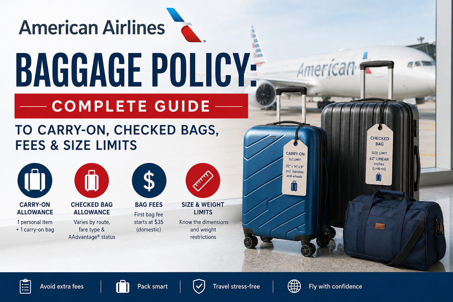 American Airlines Baggage Policy: Complete Guide to Carry-On, Checked Bags, Fees & Size Limits