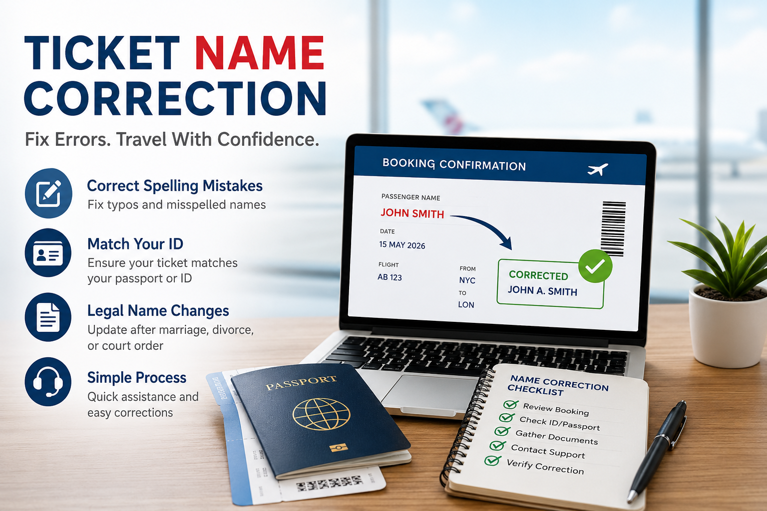 Can You Correct a Misspelled Name on an American Airlines Ticket Easily?