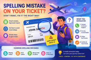 What Is the Best Time to Fix a Sun Country Spelling Mistake on Ticket?